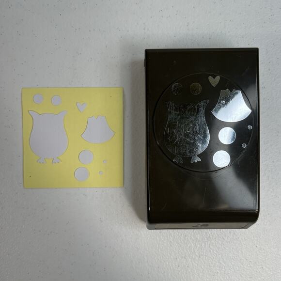 Stampin Up Owl Paper Punch Builder Scrapbook Cards Making Retired XL - Picture 2 of 6